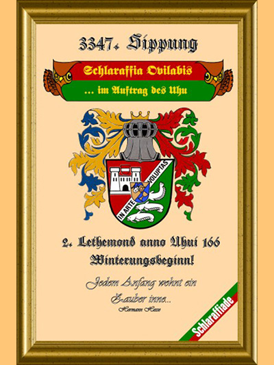 3347. Eröffnungsschlaraffiade