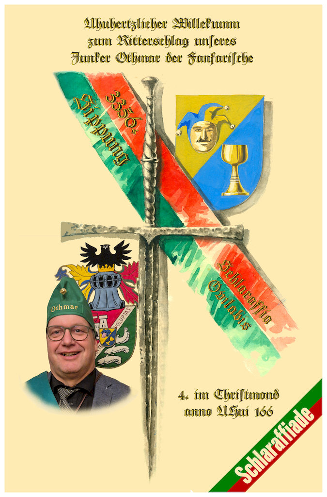 3356. Christmond-Schlaraffiade, Ritterschlag