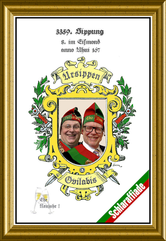 3359. EHE Neujahr Ursippenfeyer Rtt Eko-Nom & Futurum